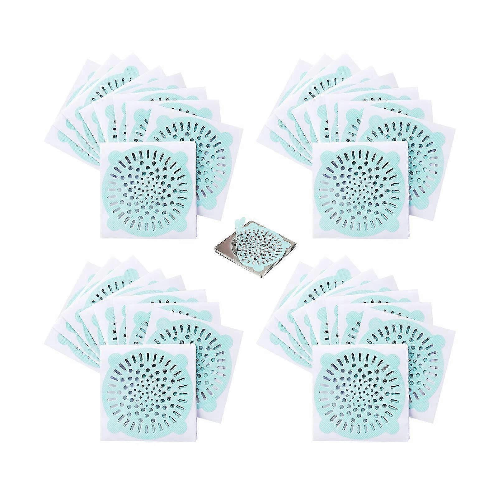 40 deler dusjhårfilter hårfanger dusjvaskfilter gulvavløpsfilter