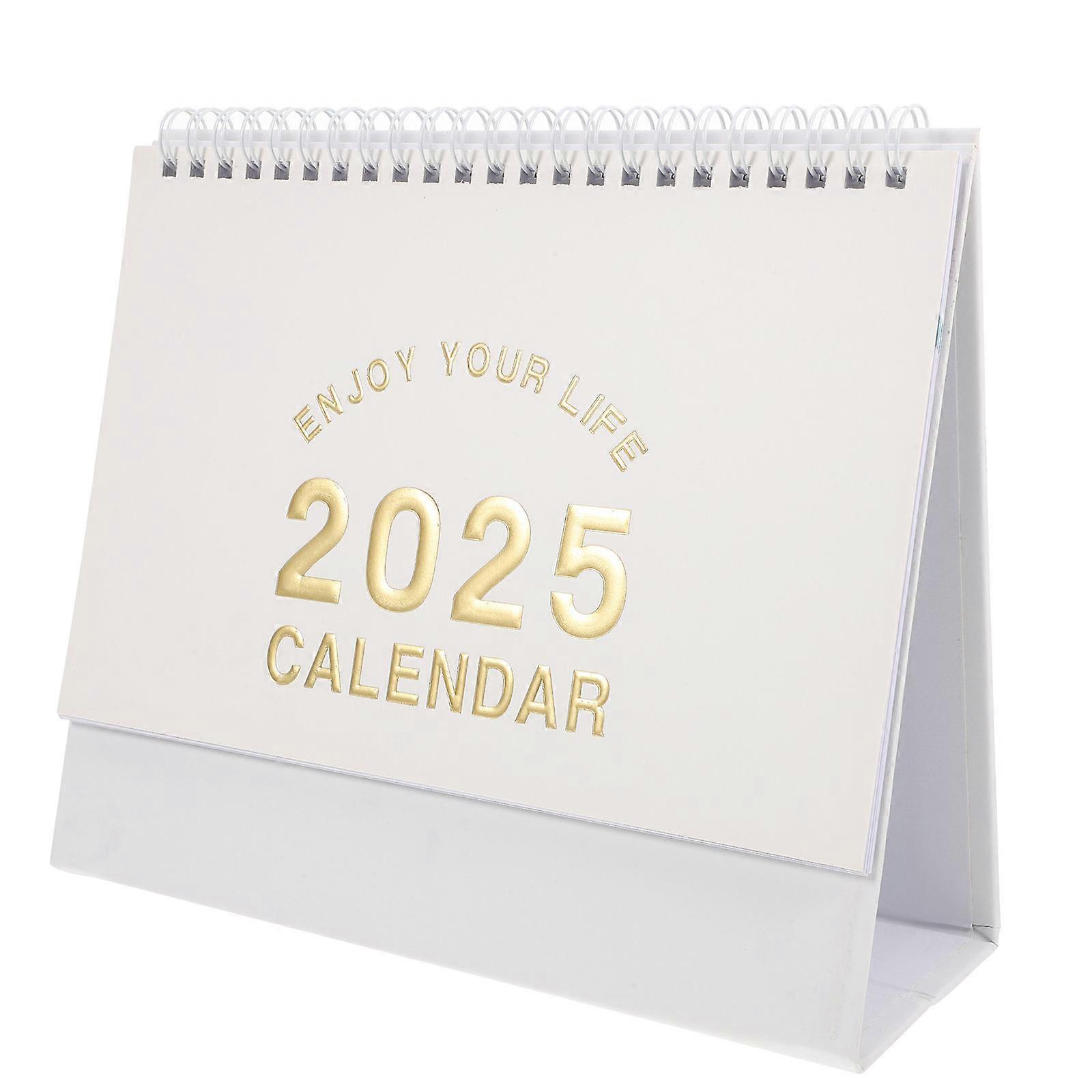 Teacher Desk Calendar Freestanding Note-taking Desk Accessory 21.00X18.00X8.00CM Square Paper 1Set