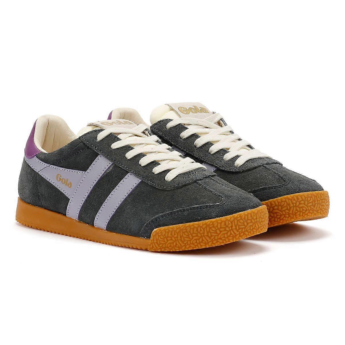 Gola Elan Suede Women's Storm/Foxglove Trainers