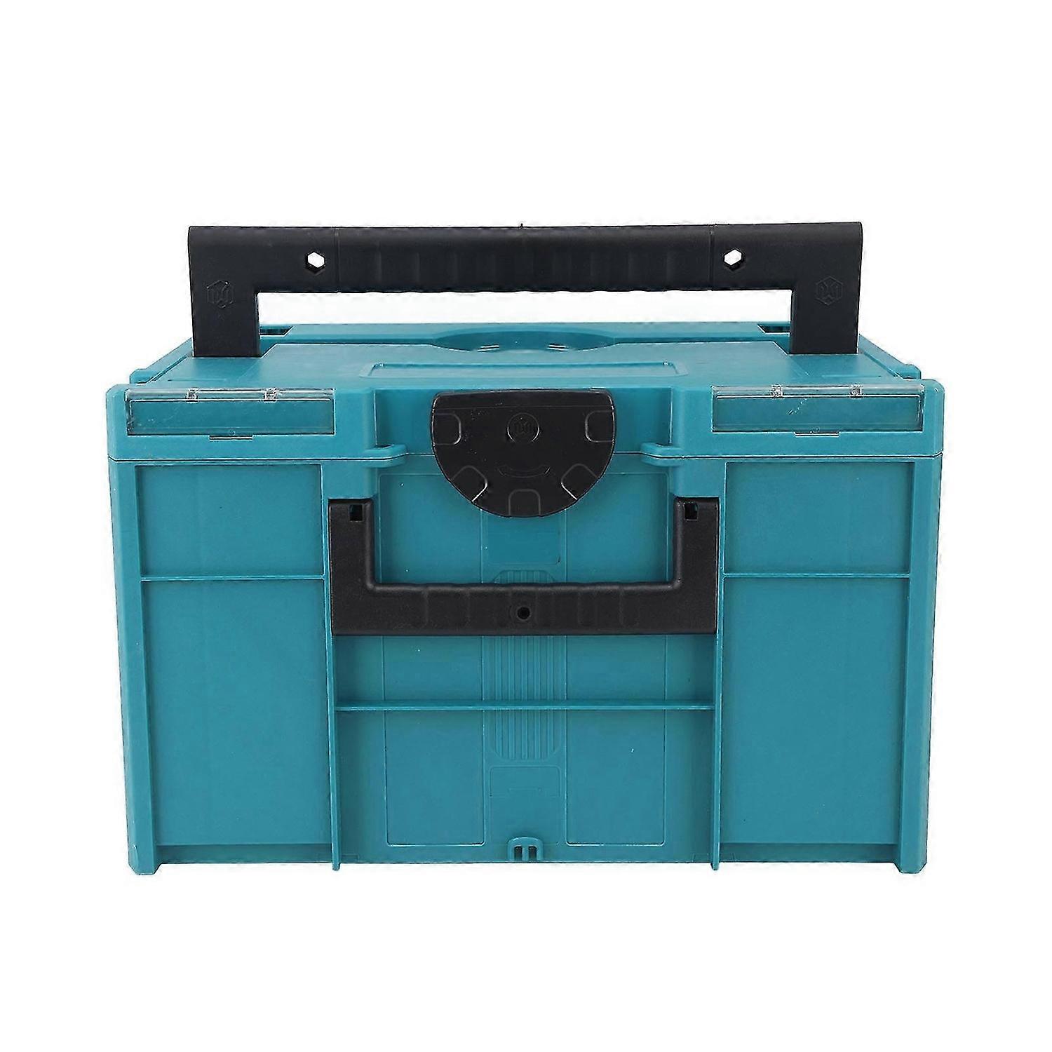 Hardware Parts Storage Box Portable Tray Tool Organizer Double Handle Stackable Toolbox for Home Garage