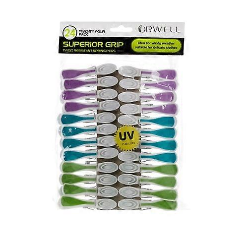 Orwell Superior Grip Spring Pegs 24pk