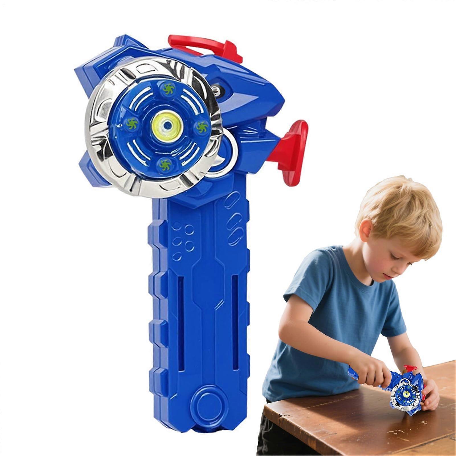 Toy Lighted Gyroscope With Pull String Design Interactive Parent-Child Toy For Home Travel Kindergarten Daycare