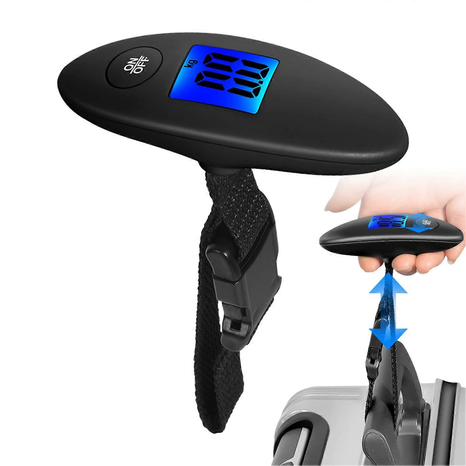 Portable Ladder for Digital Luggage – UltraCompact Suitcase Scale with Backlight  110 lb Capacity