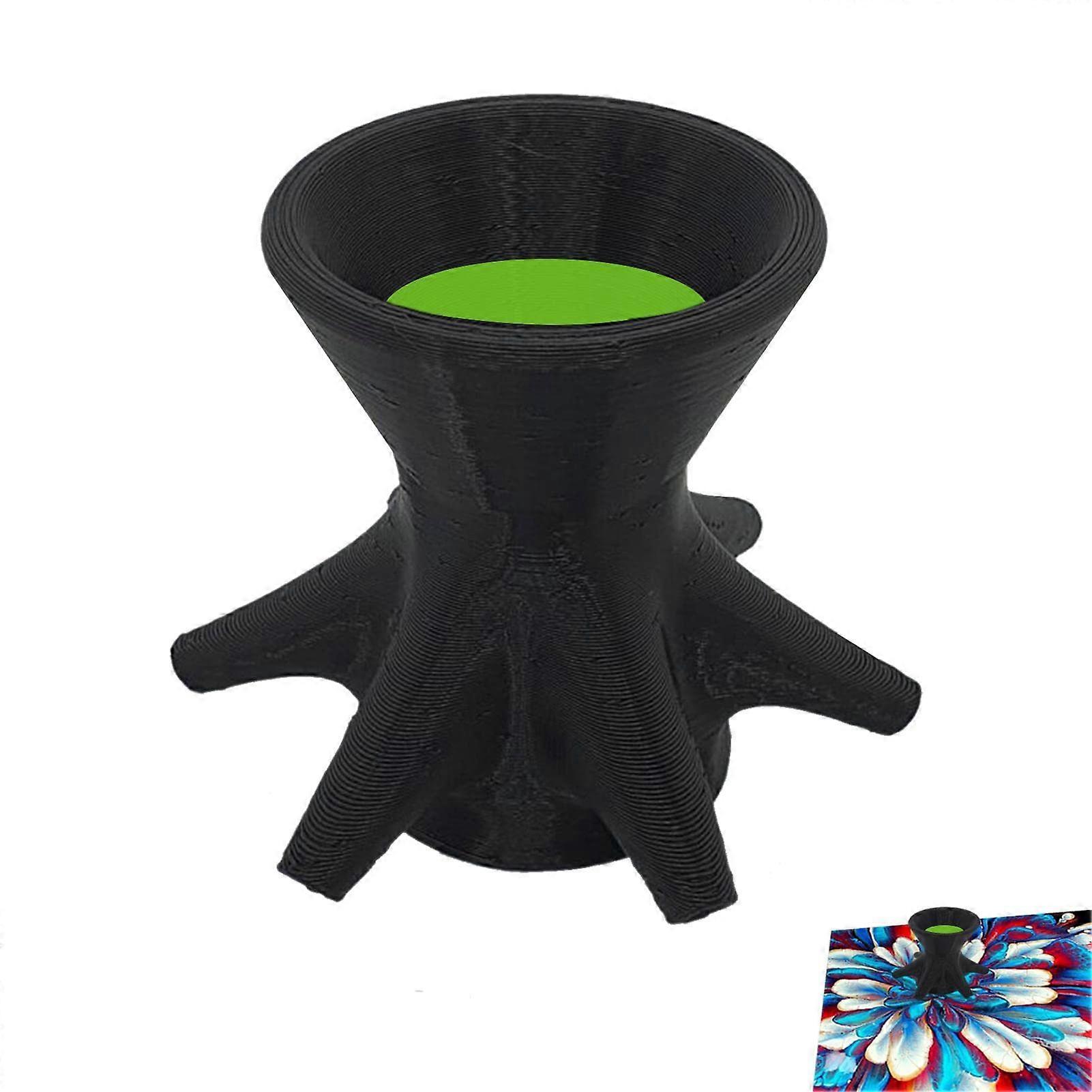 Paint Pouring Split Cup, Reusable 7-Legged Split Cup for Acrylic Paint, DIY Pouring Painting Tool, 1 Piece