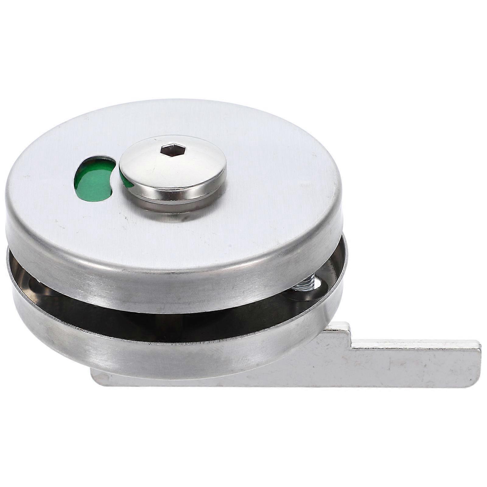 Stainless Steel Privacy Indicator Door Lock | Keyless Bathroom Latch with Scratch Resistant Finish, Easy Installation for Commercial Restrooms