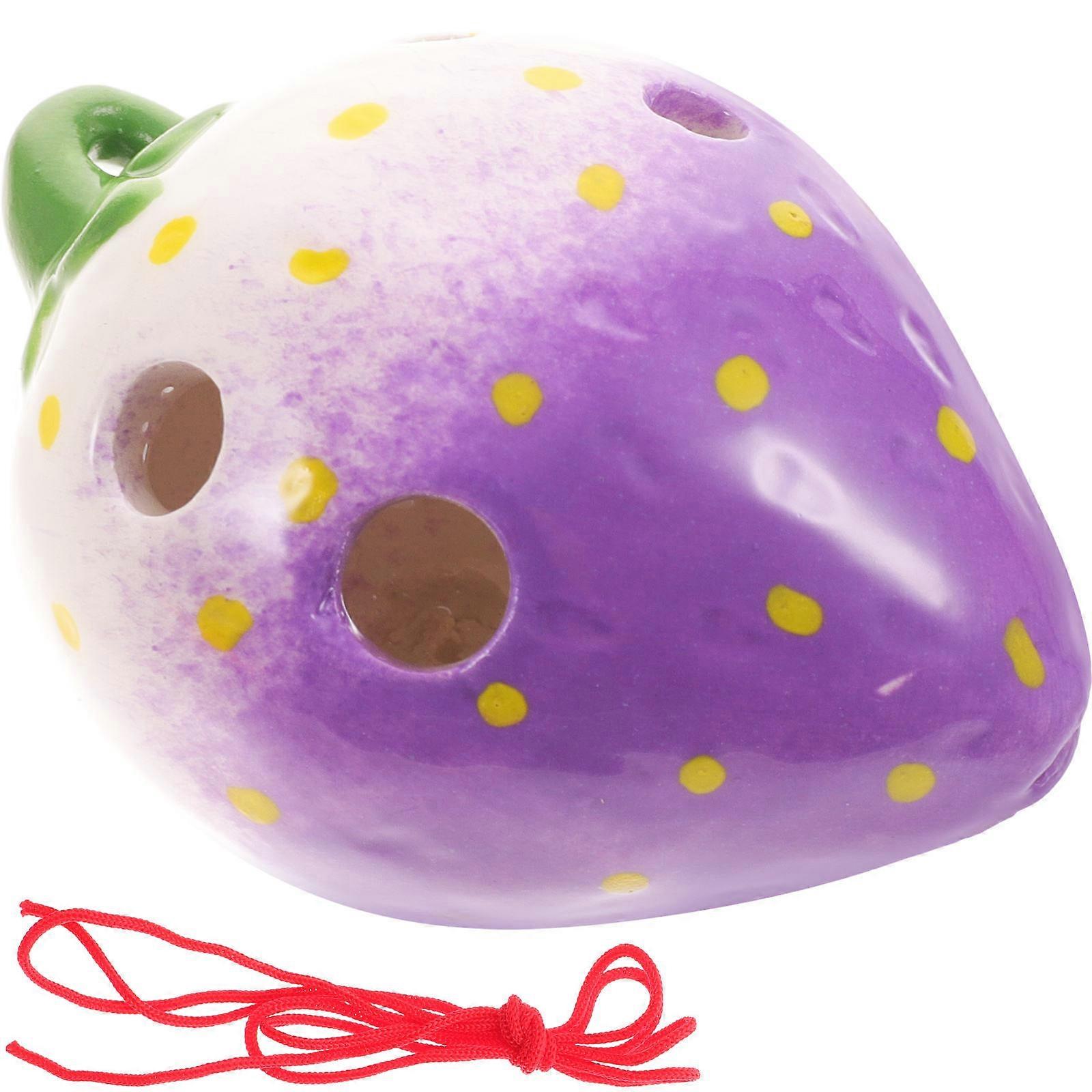 Children Ocarina Ceramic Ocarina Toy Easy to Blow present Giving For Musicians 1Set