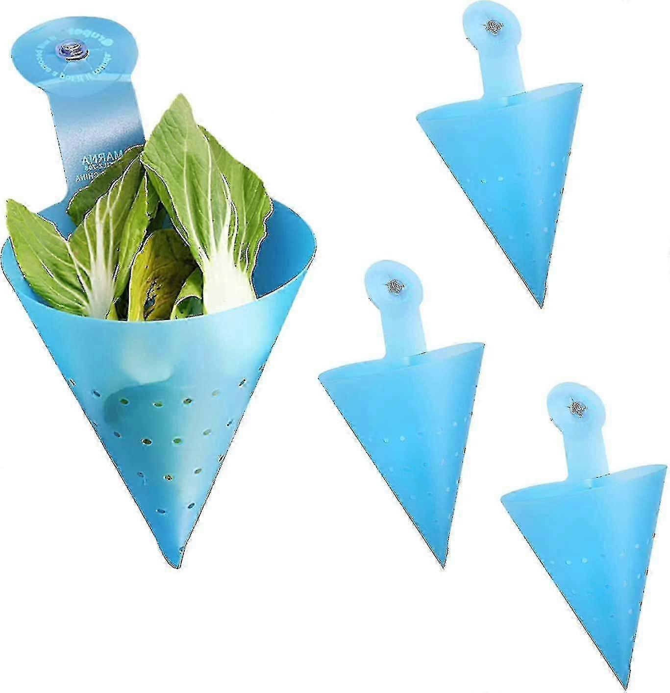 Multi-function Sink Drain Baskets and Sponge Holder for Kitchen Sink Storage - 4 Pieces