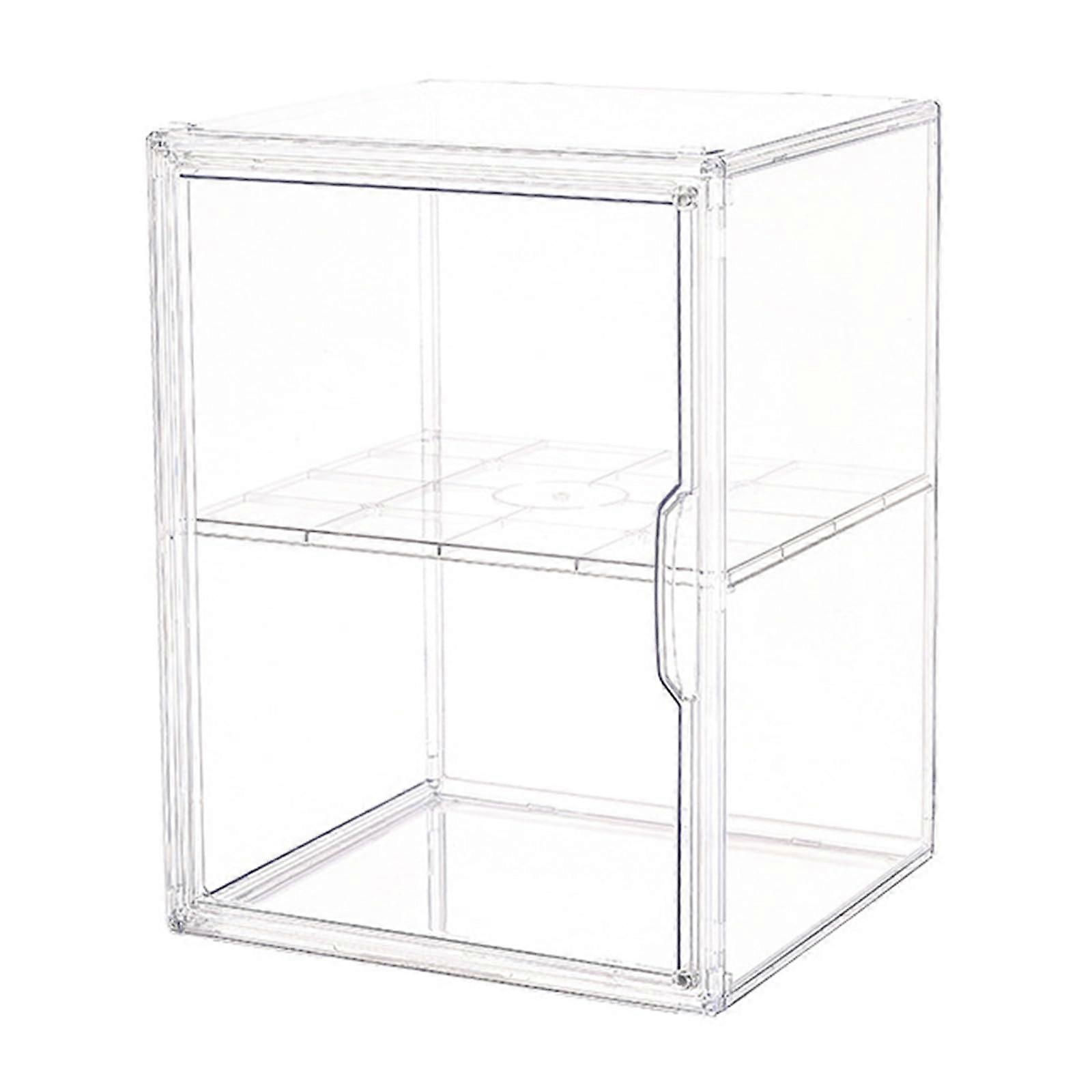 Storage boxes, display cabinet for collectible action figures and toys, large storage box, with PET, easy assembly