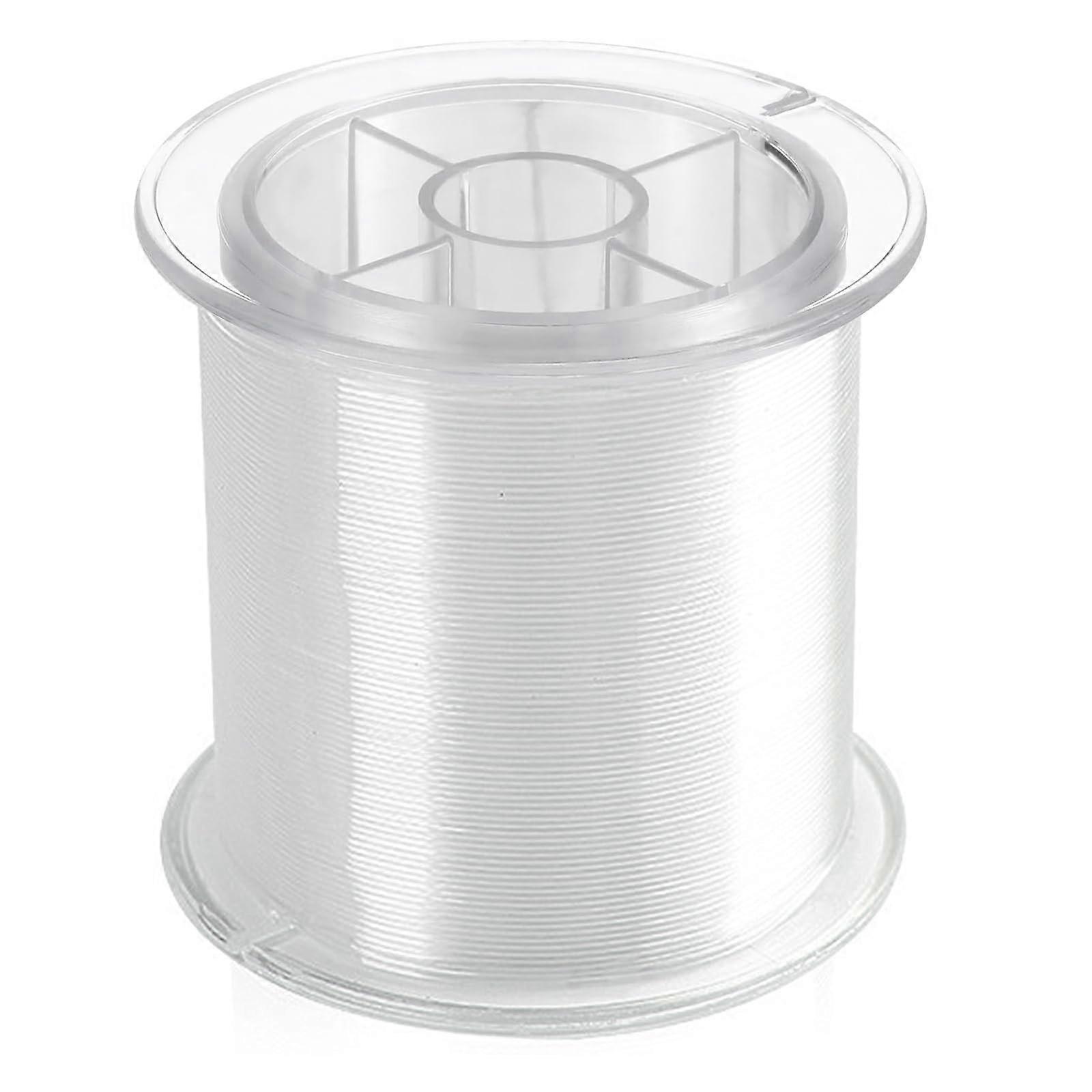 Clear Nylon Thread 500 m Transparent Nylon Cord 0.3 mm Transparent Pearl Thread Clear Invisible Nylon Thread for Bracelets Hanging Ornaments