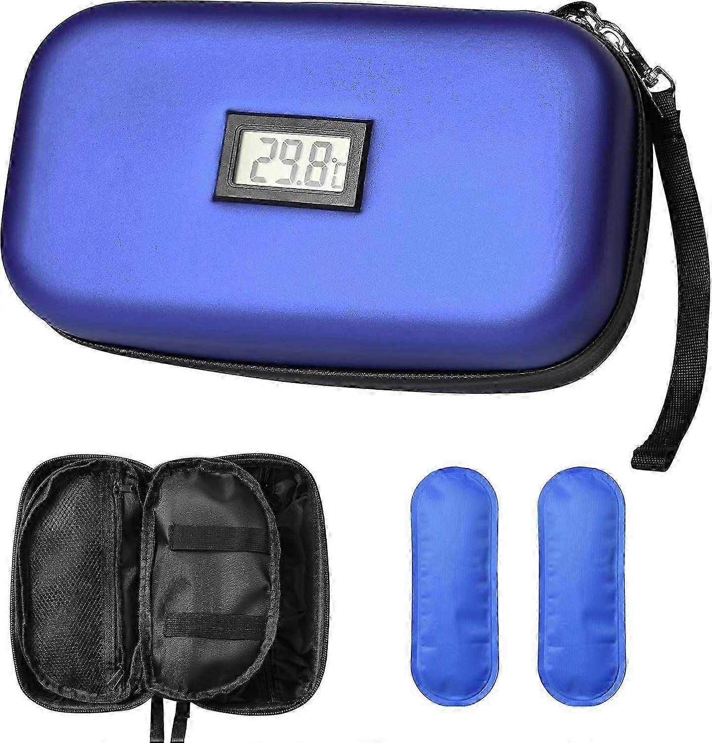 Insulin Cooler Travel Case with Temperature Display,TSA Approved Medication
