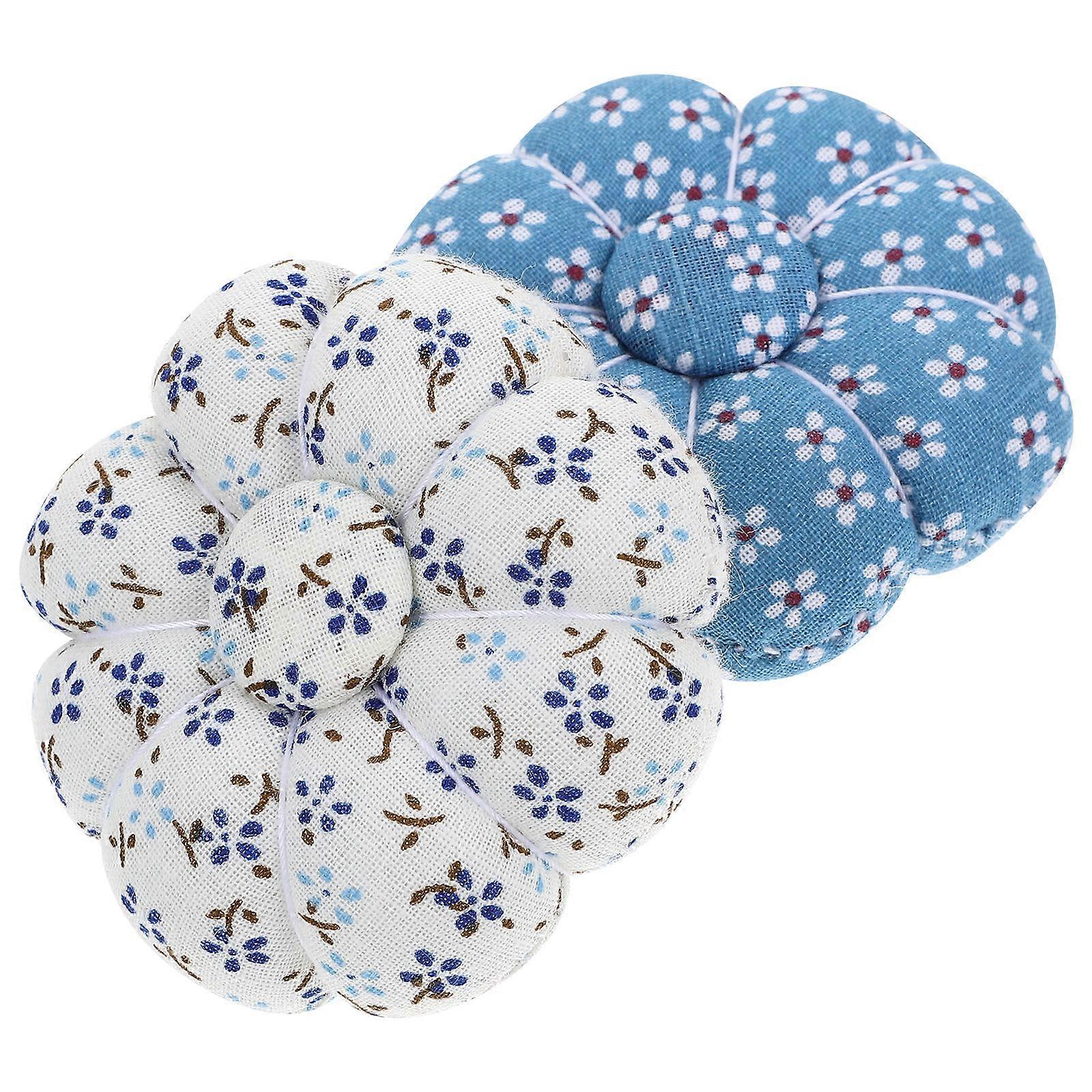 Pins Sewing With Cushion Lovely Pin Cushions Reusable Household Sewing Tools Assorted Color 8.00X8.00X2.50CM Portable 2Set