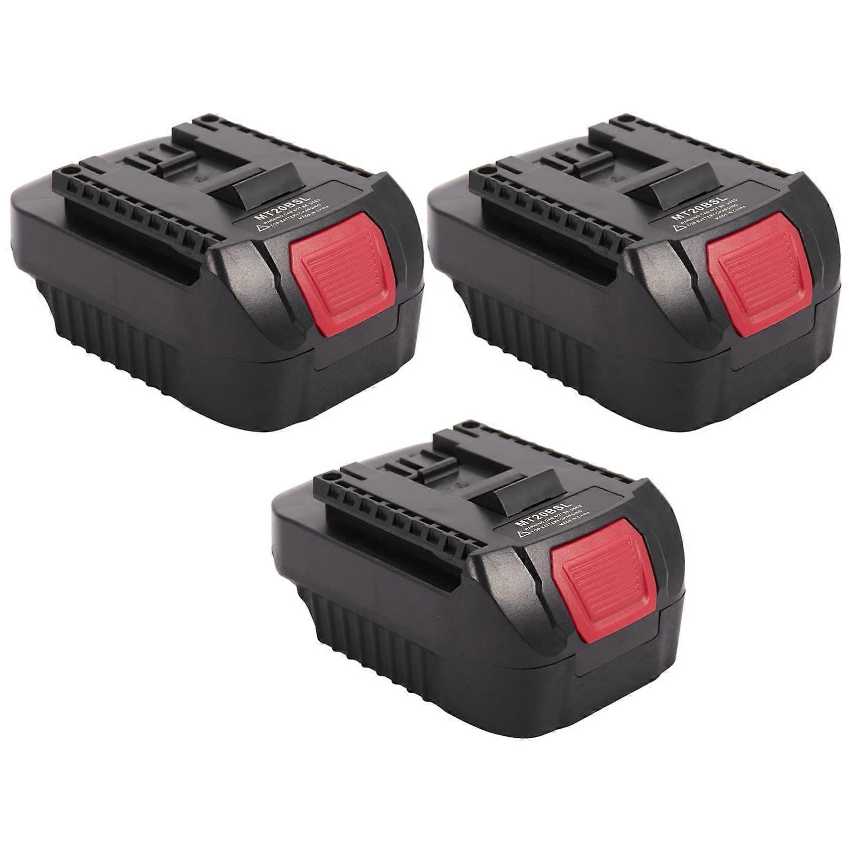 3 x Adapter for Lithium MT20BSL for 18V BL1830 BL1860 BL1850 BL1840 BL1820 for the 18V tool