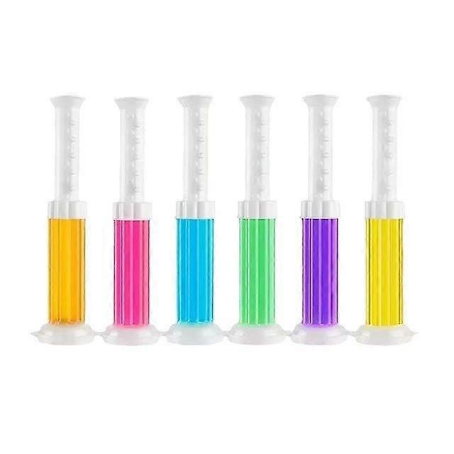 Pack de 6 tampons de gel toilette, 72 tampons 6 types de gel nettoyant pour cuvette de toilette parfumé, désodorisant de salle de bain en forme de fleurs de longue durée, garde les toilettes fraîches Fragra