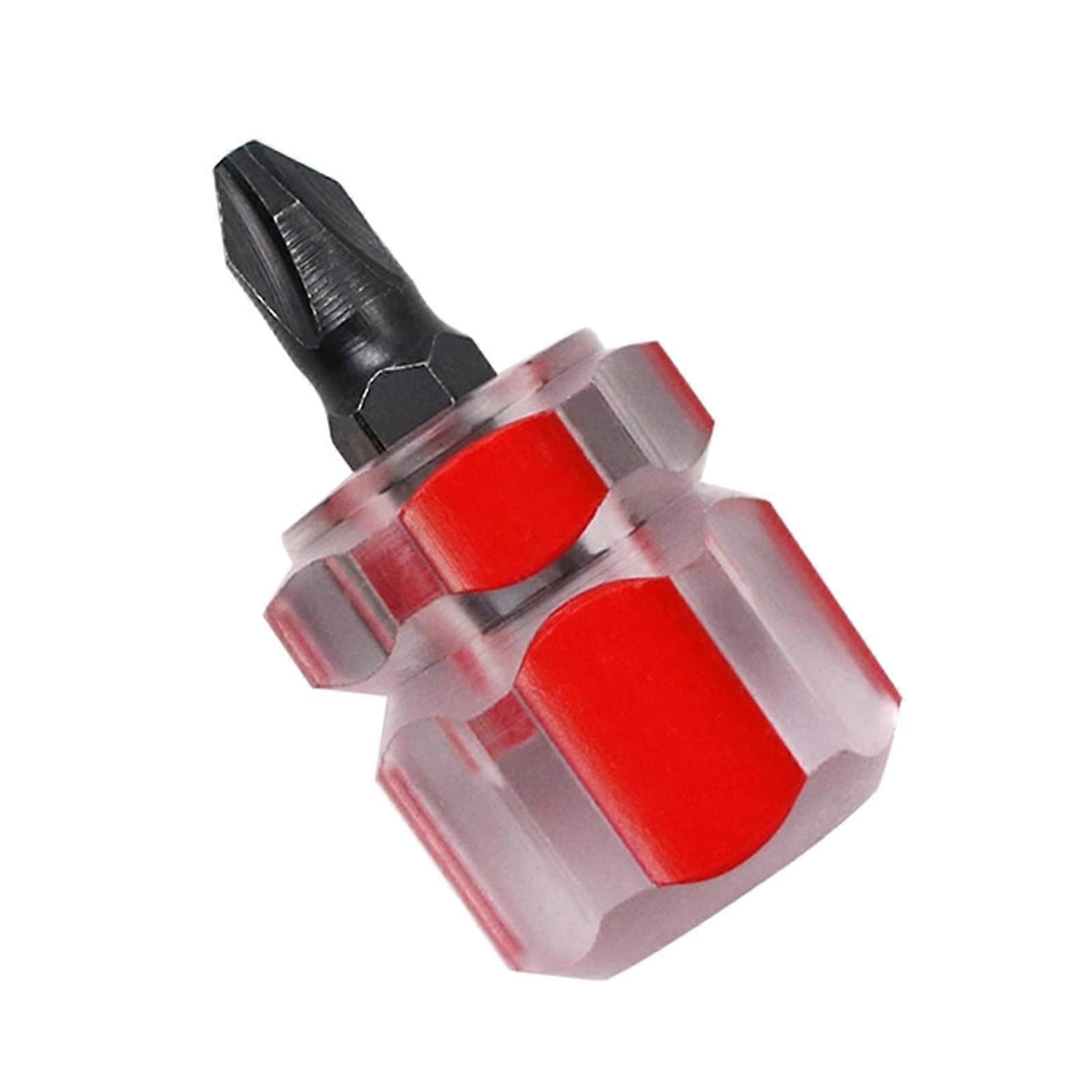 Dua Purpose Screwdriver Set Small Portable Radish Head Screwdriver Cross Ratchet Screwdriver  Tool