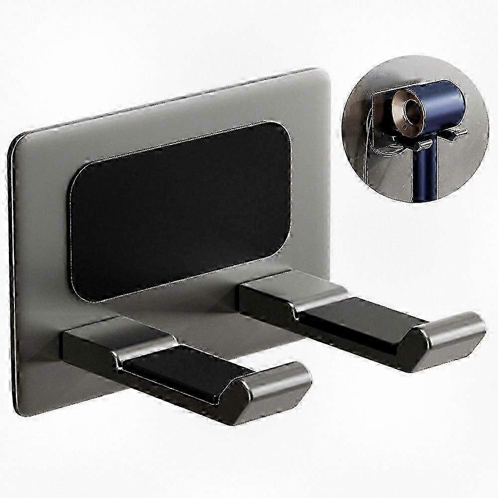 Universal Hair Dryer Holder with Strong Grip and Simple Setup for Most Dryers