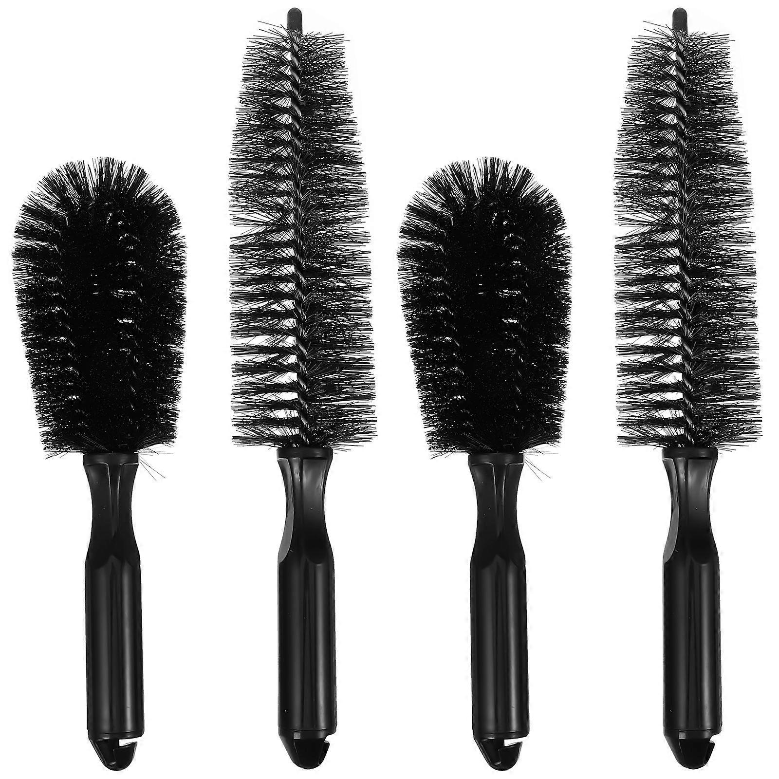 Car Detailing Brush Car Wheel Cleaner Brush Auto Detailing Nylon Pointed Head 25.00X6.00X6.00CM 4Pcs