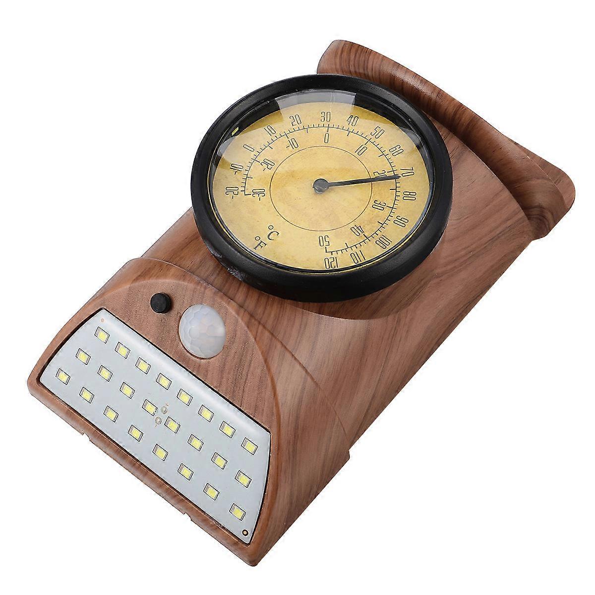 Solar Sensor Lamp for Decoration with Light and Beautiful Appearance Brown ABS 58 Hours Charging Efficiency