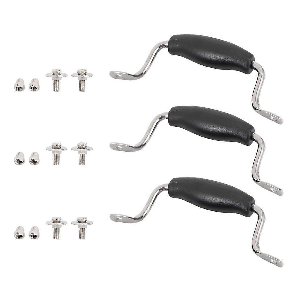 Universal Lid Handle Grips Black Stainless Steel Replacement 1Set