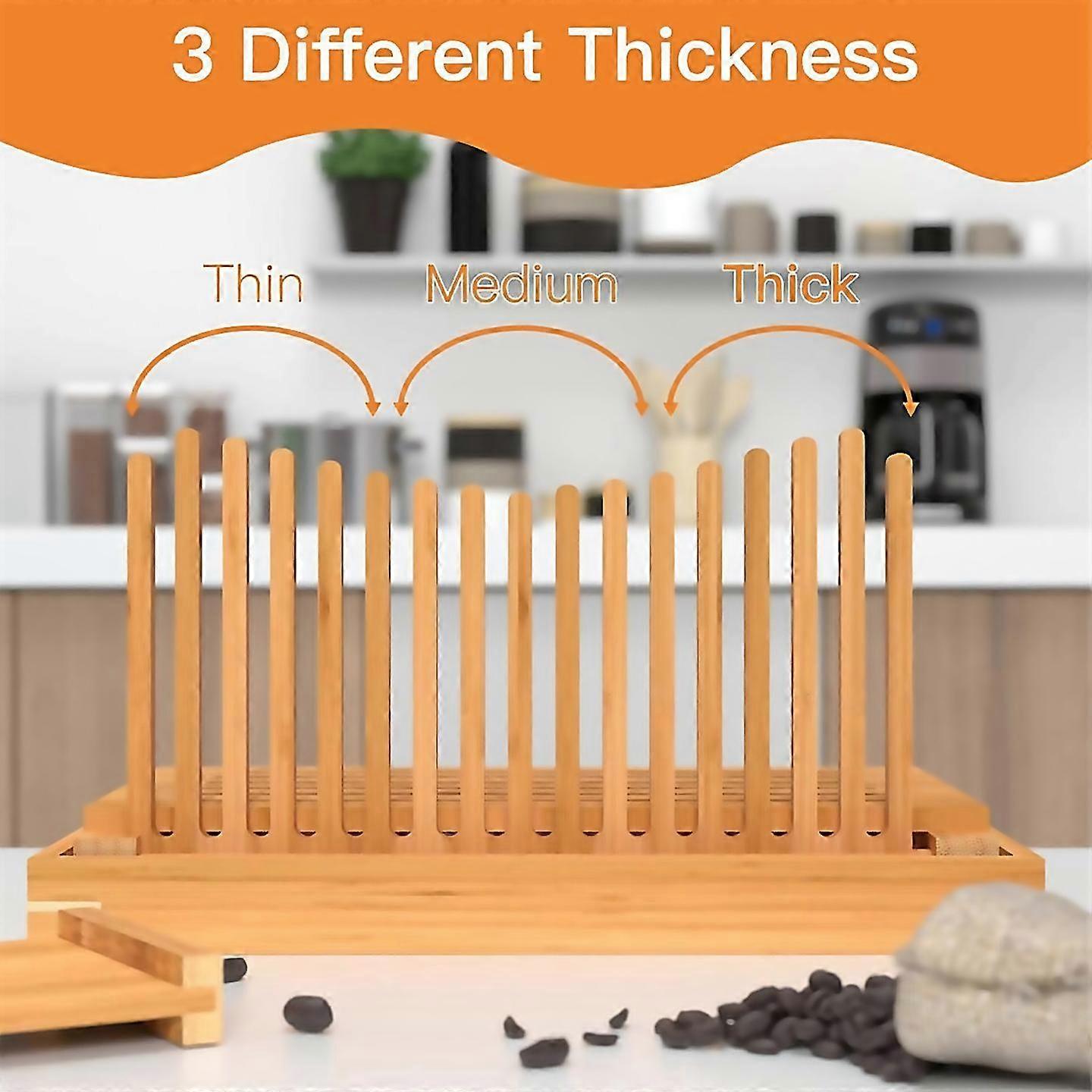 Für Bambusholz Brotschneider für hausgemachtes Brottoast Schneidebrett