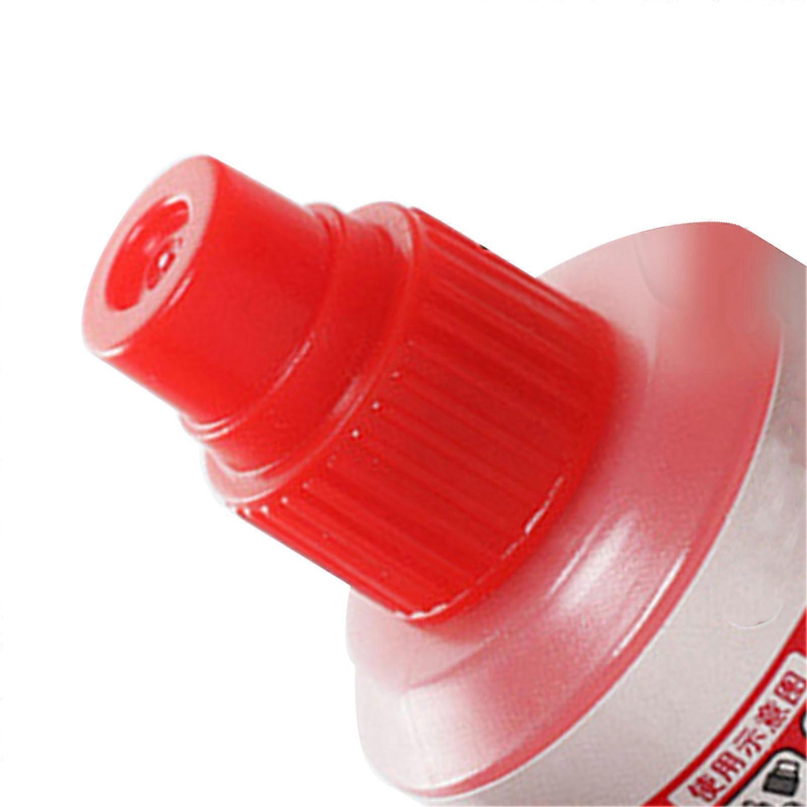 Marker Ink Waterproof Fade Resistant Quick Refilling Oil Marker Refill Ink with Drop Dispensing System 12ml Red