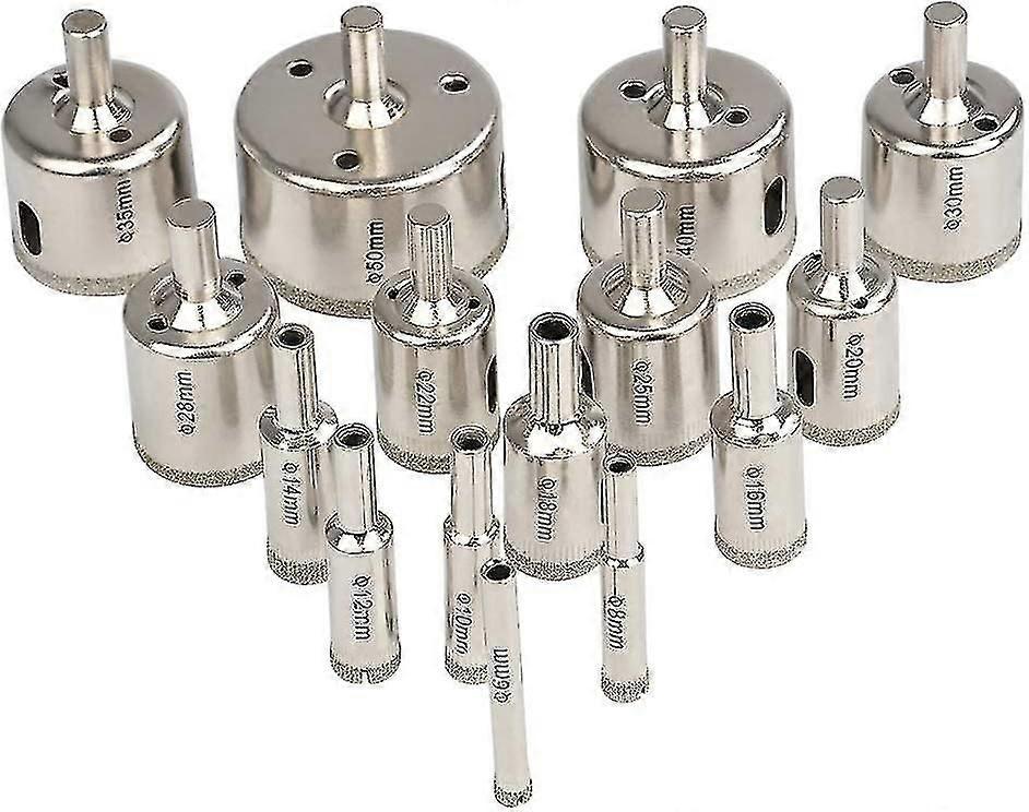 2025 Latest Model 15pcs Diamond Drill Bit Set,diamond Drill Bit