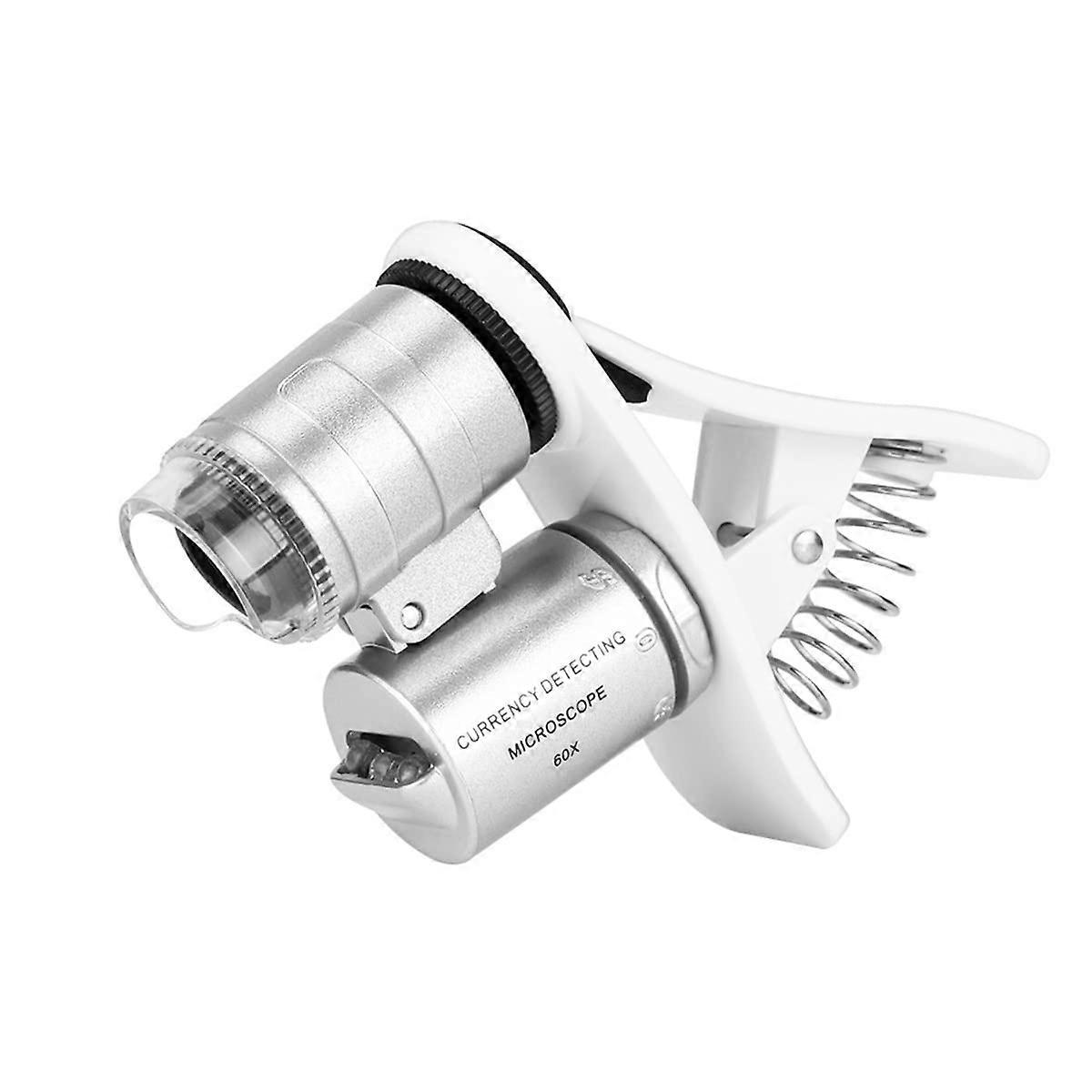 Accessories for Laboratory Microscopes 60x Optical Zoom Magnifier Micro Camera Clip LED Lenses