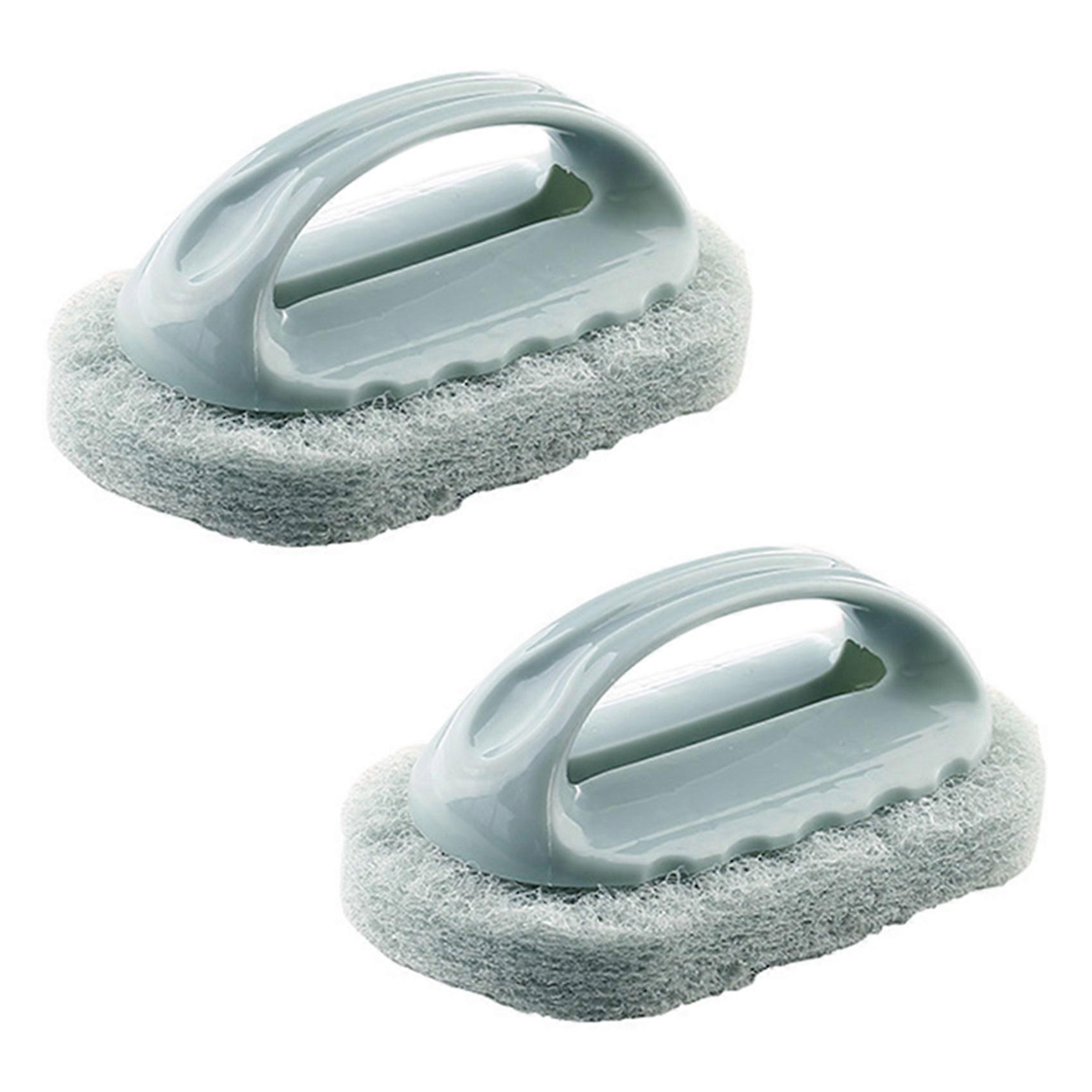 Handle Bath Brush Tile Brush Kitchen Decontamination Brush Pot Sponge Cleaning Brush