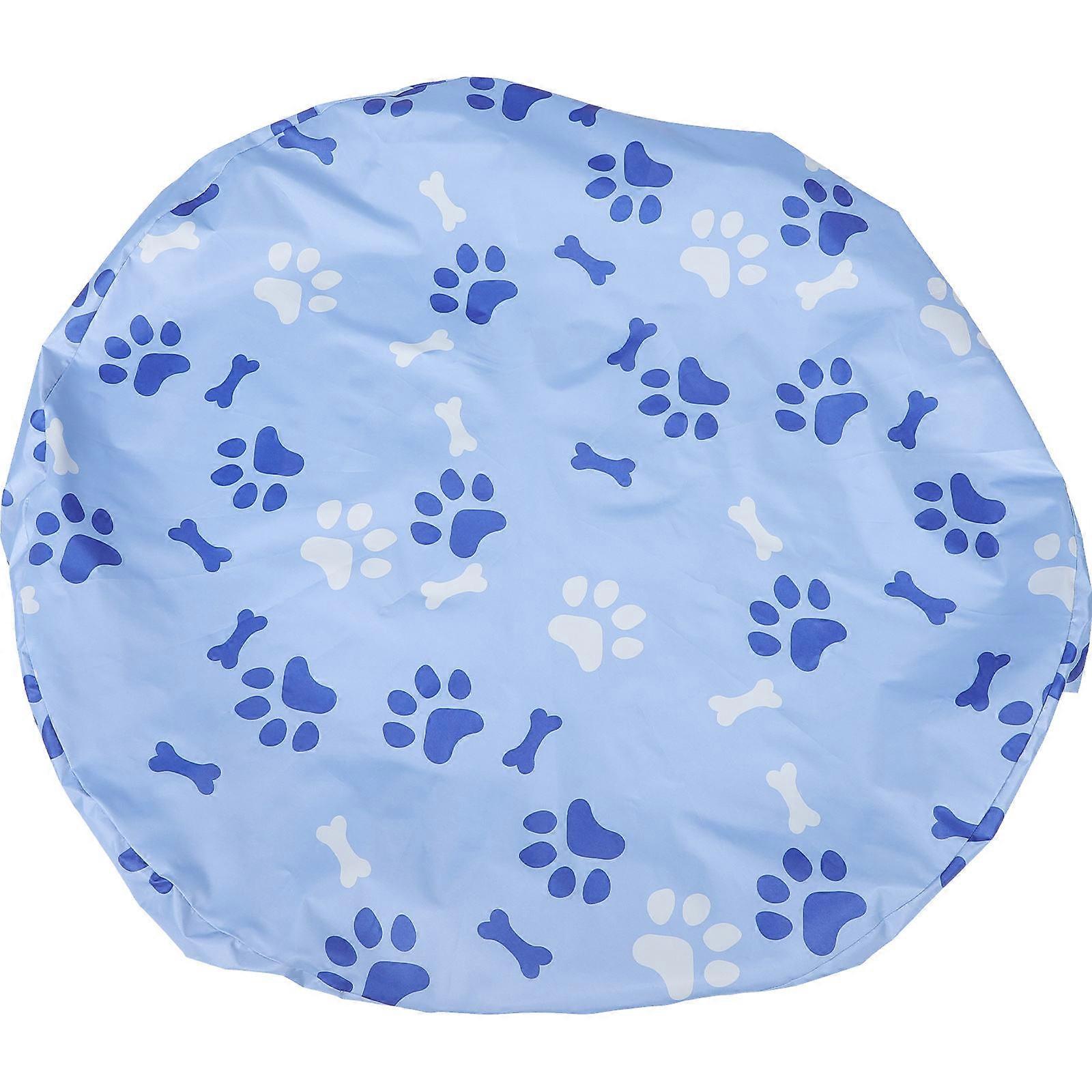 Round Pool Cover Polyester Outdoor Use Prevents Debris Keeps Rain Out 1Set