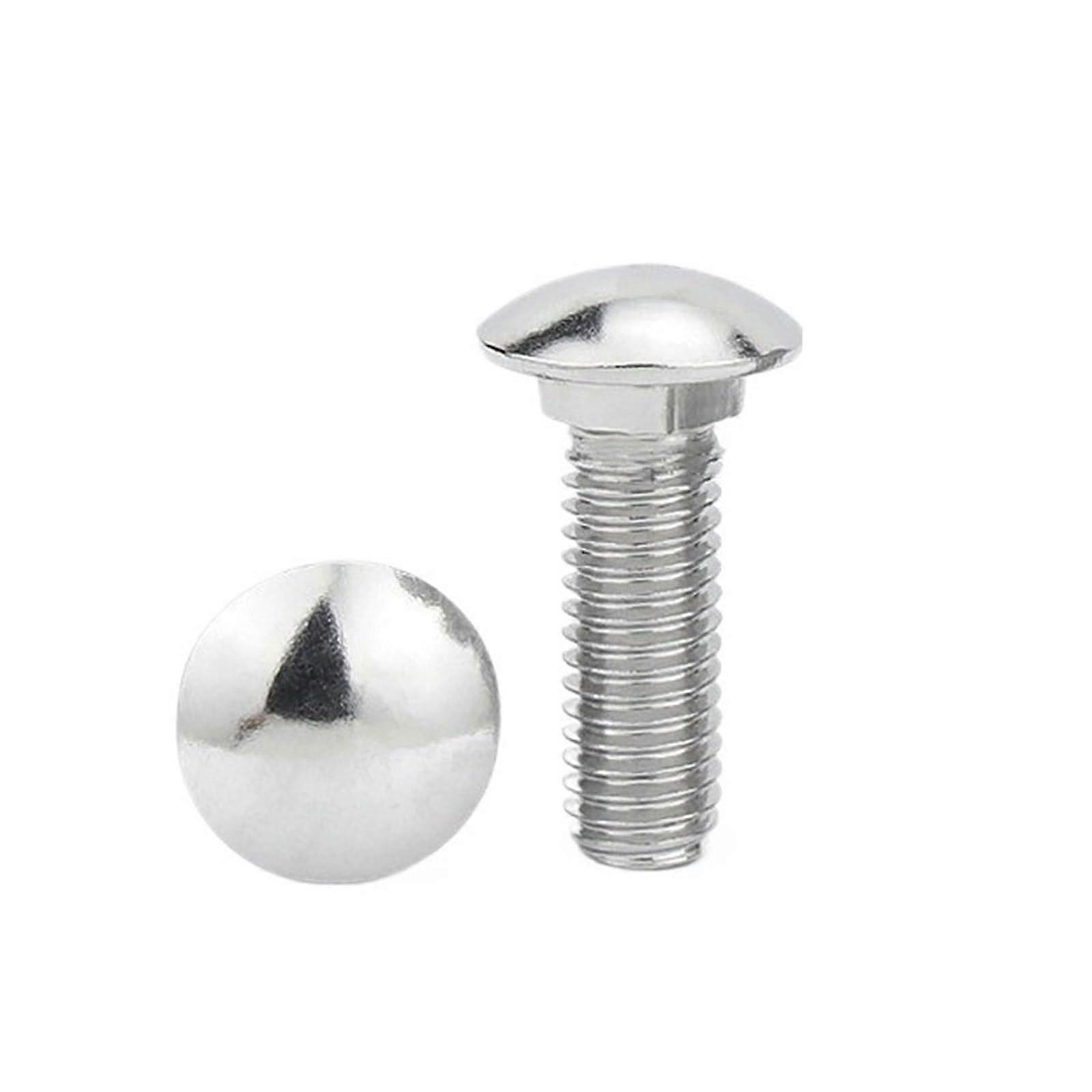 M6 M8 M10 M12 Steel Truss Round Head Square Neck Carriage Screw for Shelf Desk L 3080 mm (70 mm, (2 Pieces) M10) (2pcs) M10 70 mm