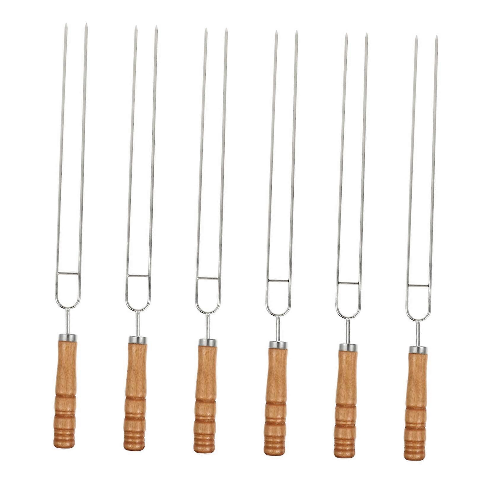 Pack of 6 Barbecue Forks for Roasting Marshmallows