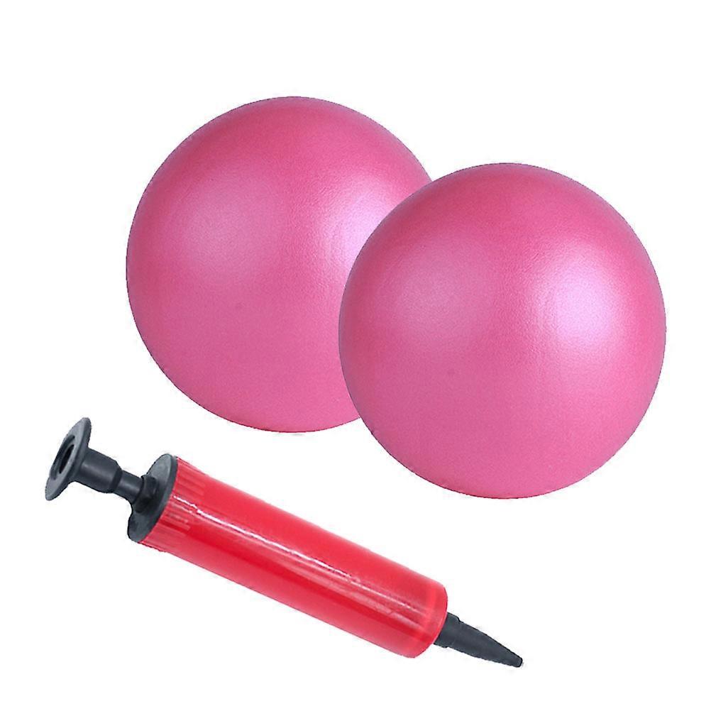 Matte Round Yoga Ball For Workout Equipment Enhancing Core Health In 25Cm Size With Strengthening Function In 1 Set