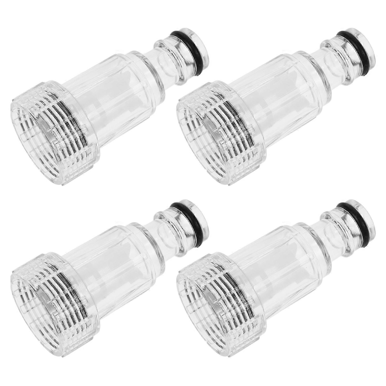 Drinking Water Filter Tap Anti-splash Large Flow Design For Bathroom Faucets Office 2.6×1.2×1.2in Durable Performance 4Pcs