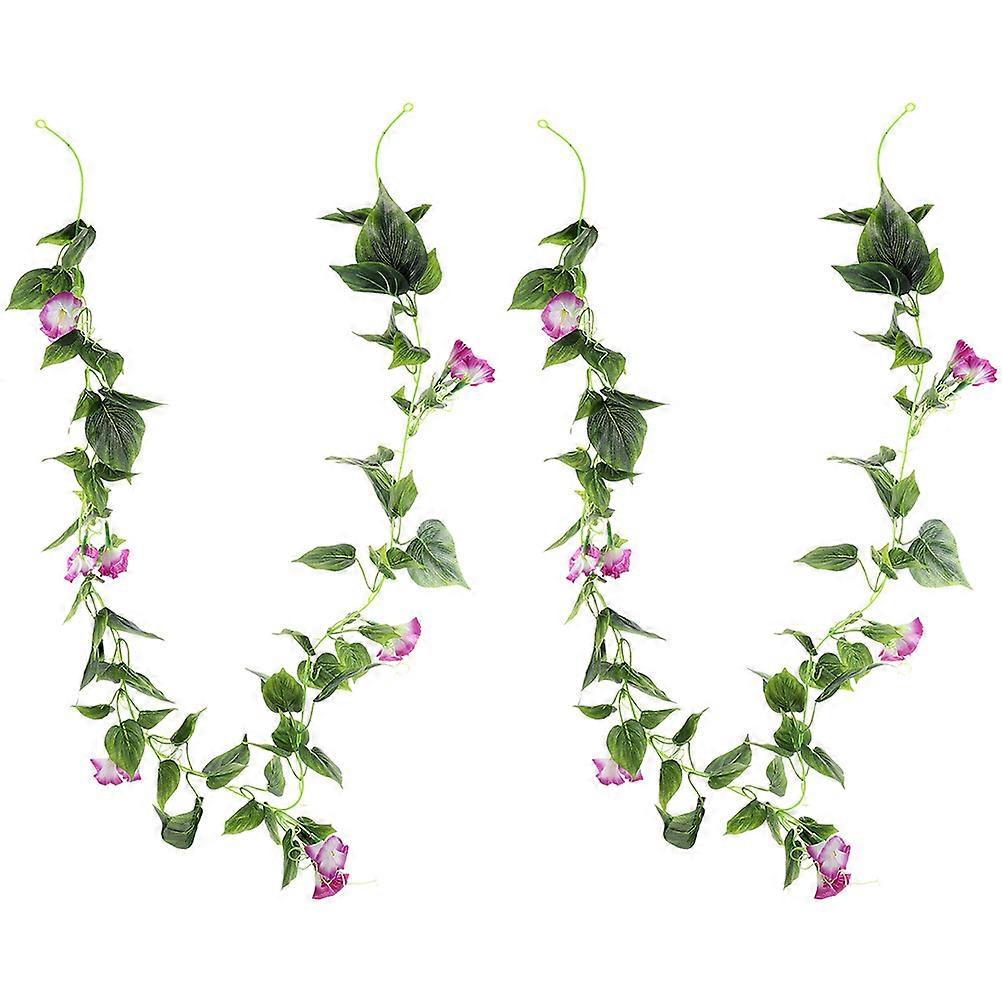 Dekoratif Çiçek Asma Yüksek Simülasyon Ev Dekorasyonu Duvar ve Kapı Dekorasyonu 2 Adet