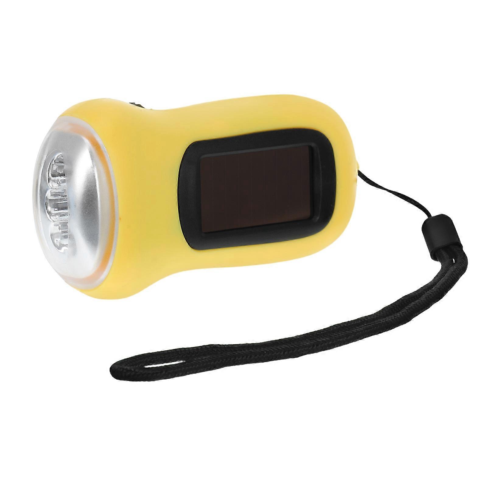 Emergency Solar Flashlight Brightness Led Technology For Mountaineering Lamp Camping Tools 1Pcs