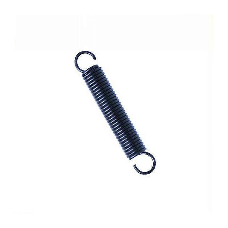 Extension Spring 2 mm Wire, 17/18/20 mm Outer Diameter, Open Hook, Retracted Length 50–100 mm, 2x17x80 mm