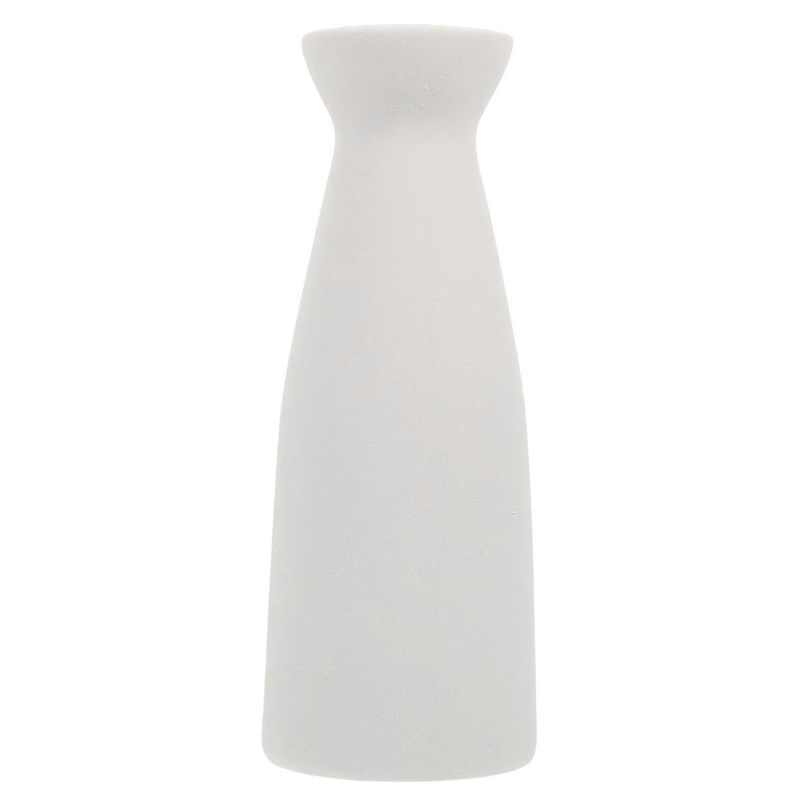 Aesthetic Ceramic Hydroponics Vase For Home And Office Display 21.5X8Cm Simple Shape Flower Holder 1Pack