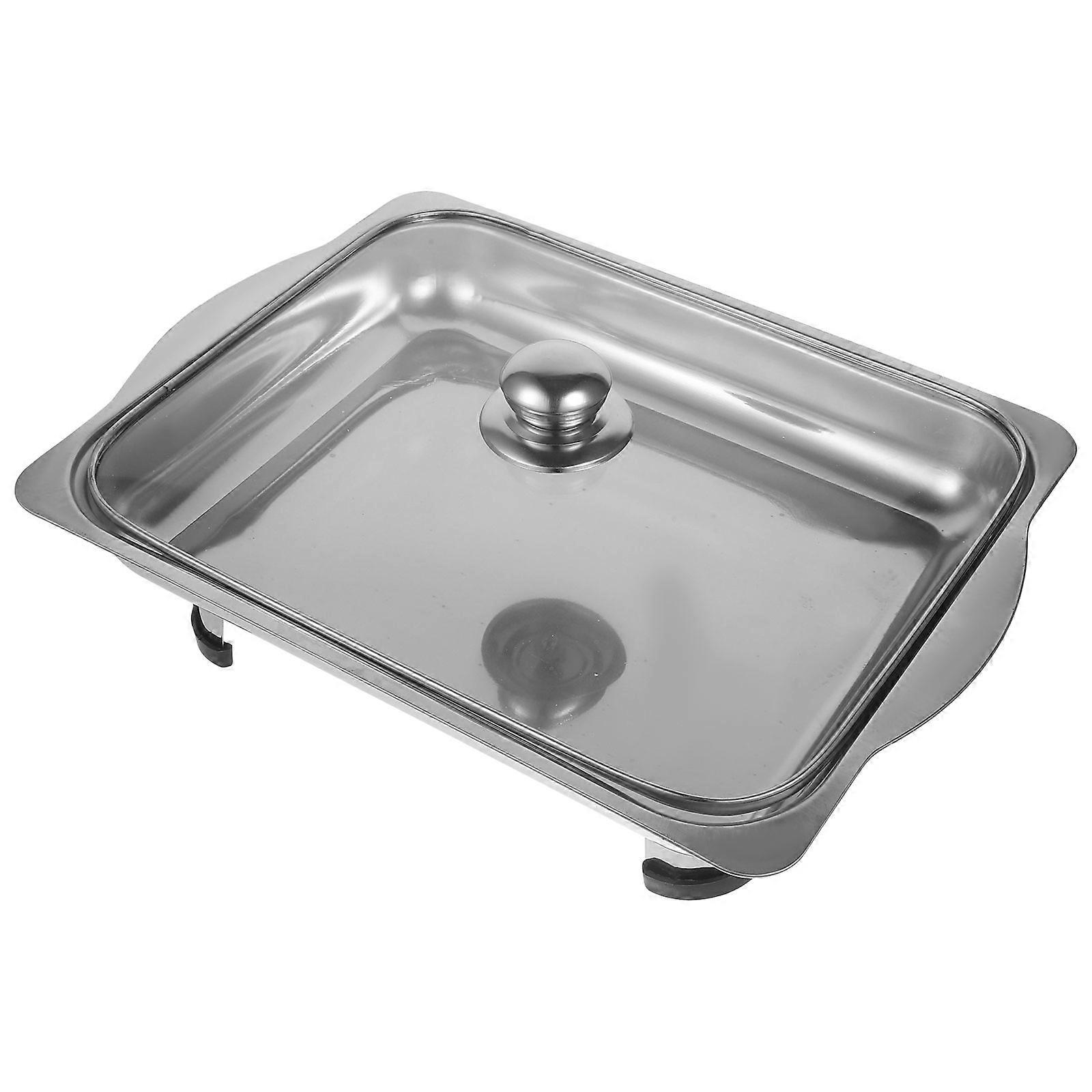 Electric Buffet Warmer Heating Stove For Catered Dinner Parties With Design And Silver Set
