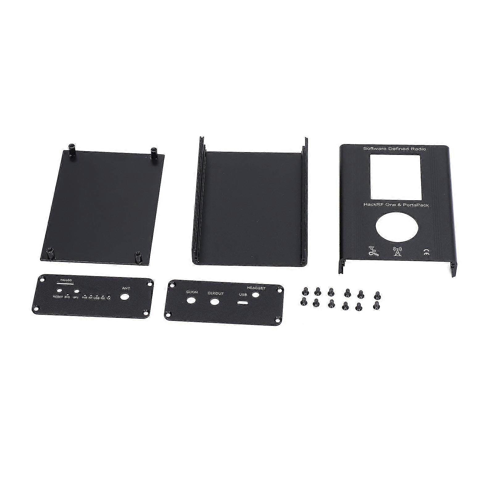 Waterproof Aluminium Electric Junction Box Enclosure Case - Split Type DIY Project Housing in Black Finish