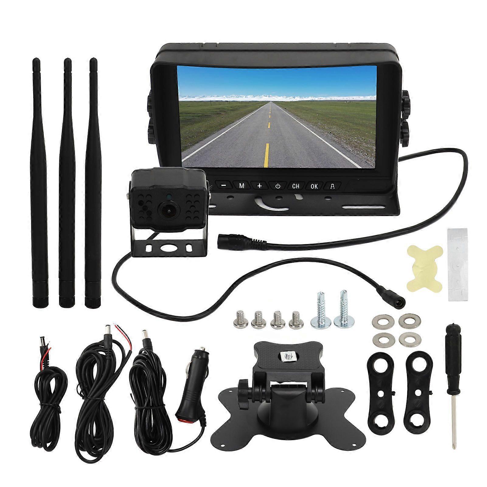 backup camera for truck trailer RV with IPS LCD screen