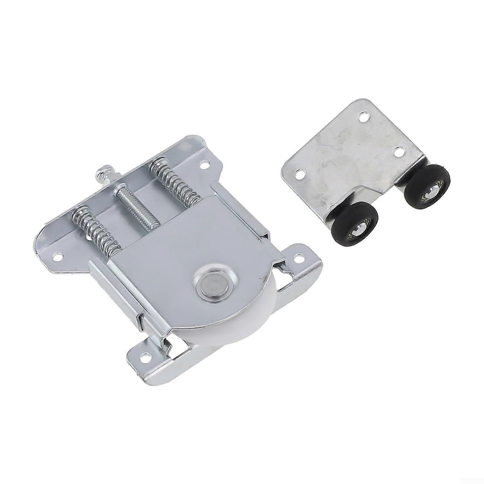 Doppelfeder Design Sliding Door Pulley for Noise Reduction and Stability, Heavy-Duty Steel Construction, Easy Installation