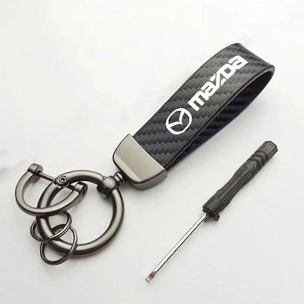 Auto key fob for Mazda CX3 CX5 CX7 CX8 CX9, car keychain with key ring