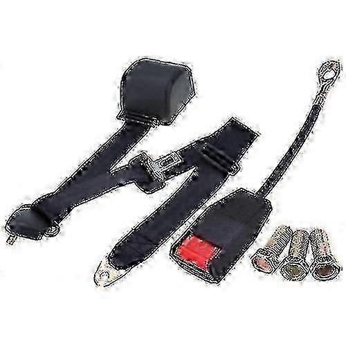 2025 2.8m Car Seat Belt Universal Adjustable Retractable 3 Point Car Truck Safety Front Laps Seat Belt