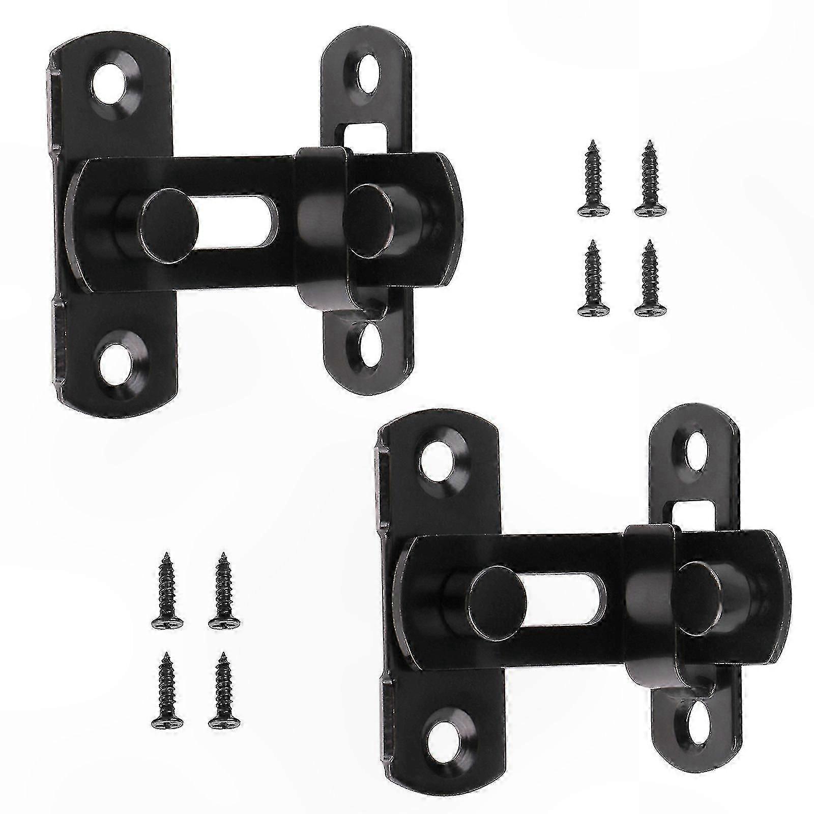 2-Pack Sliding Door Lock for Interior Privacy and Security Hardware