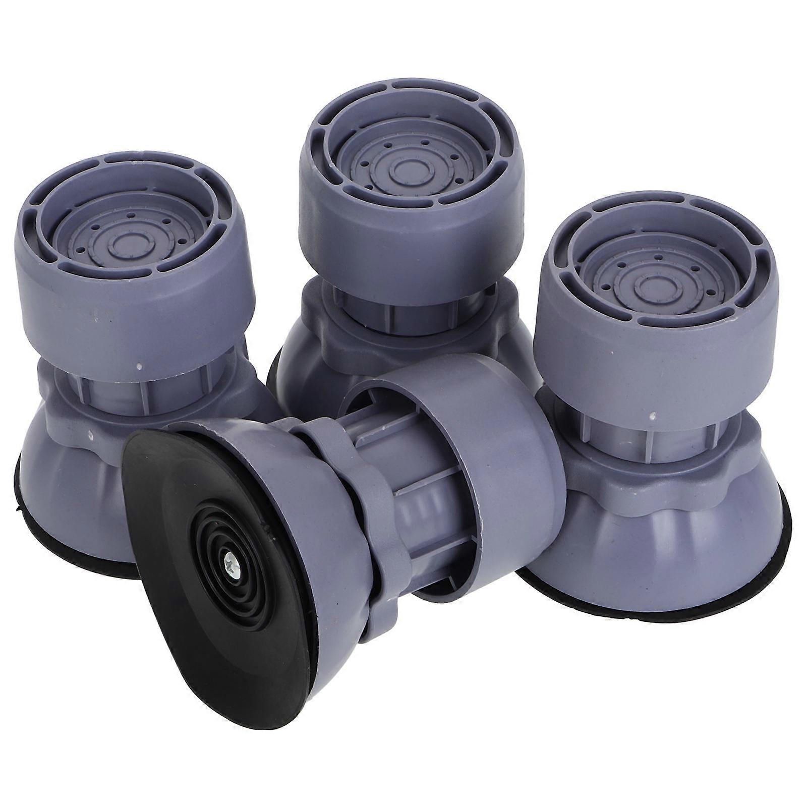 4PCS Washing Machine Foot Pads Adjustable Vibration Absorbing Anti Slip Stabilizer Mats for Washer and Dryer Feet