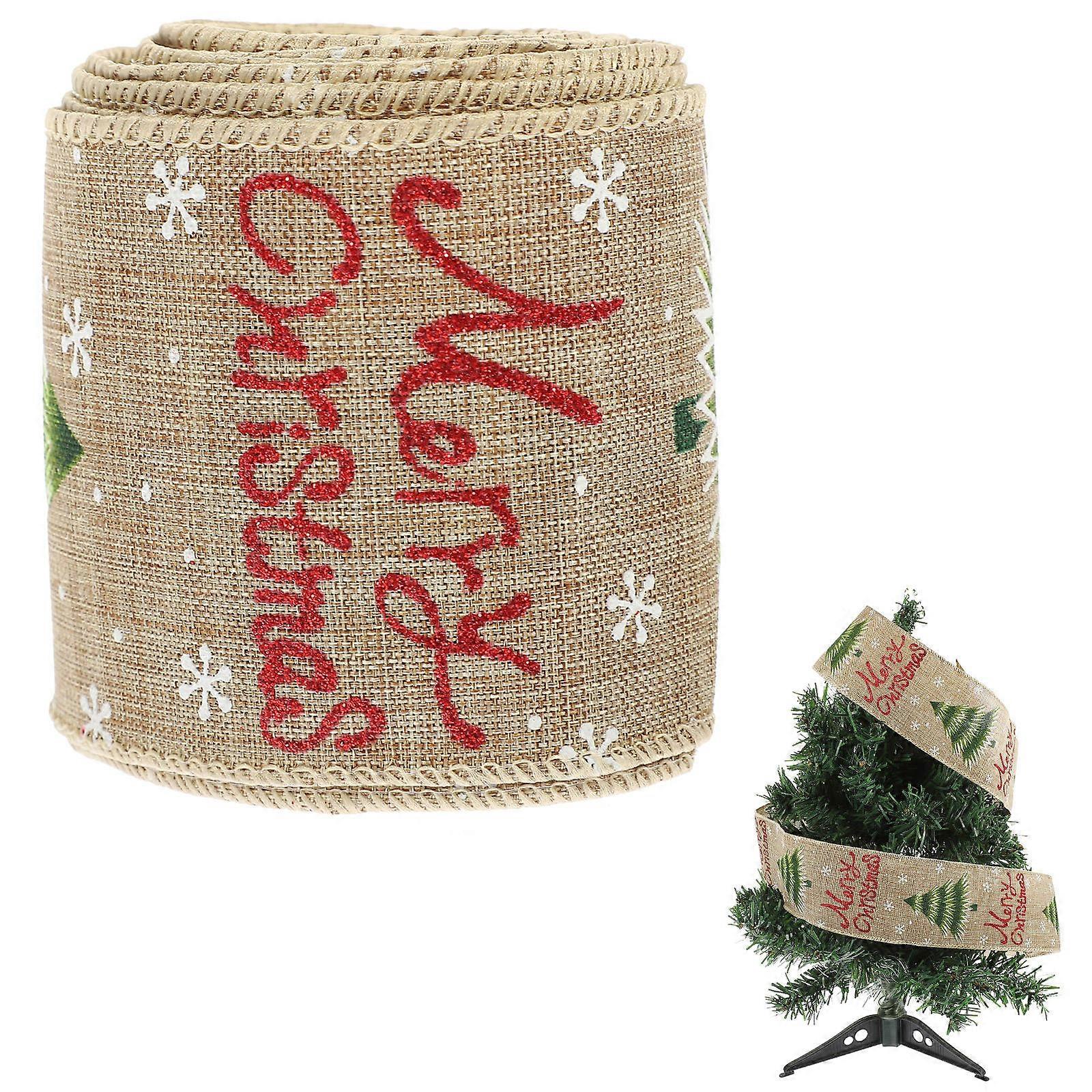 Xmas Ribbon For Gift Wrapping Party Ornament General Users 1 Roll