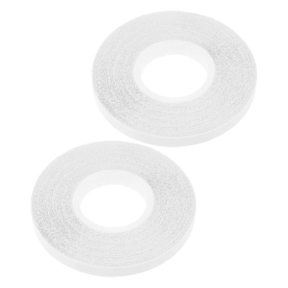 2pcs Double Sided Tape for Crafts Water Soluble Washable Tape for Quilting Sewing Projects White for DIY Scrapbooking Fabric Arts