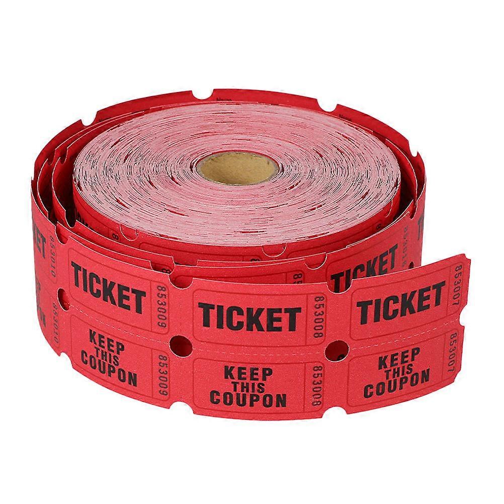 1 Roll Raffle Tickets Event Labels for Fundraising Games Activities Convenient Cut Enhanced Participation Engagement