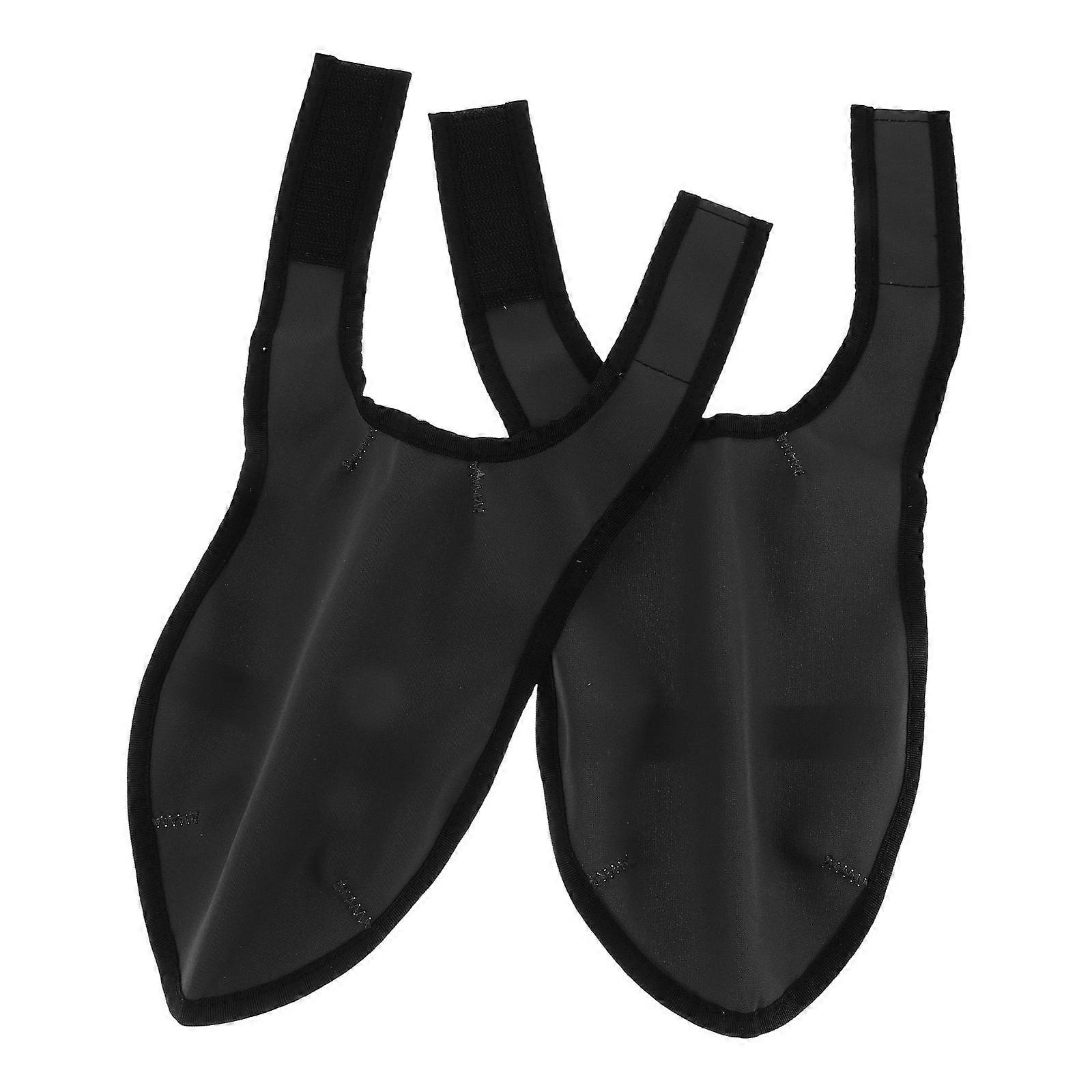 Hemoton 1 Pair Hairstylist Cloth Shoes Covers for Hairdressing with Elastic Shoe Covers