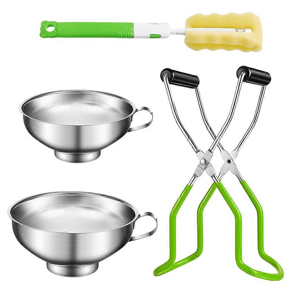 Healthy Canning Supplies For Home Users Including Non-slip Jar Lifter And Canning Funnel In Assorted Color 1 Set