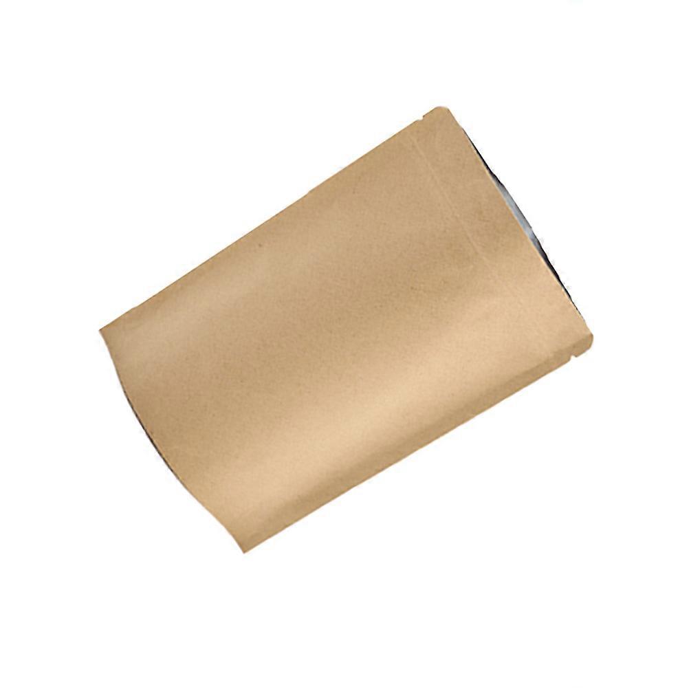 Reusable Self Standing Zipper Design Kraft Bag Ideal For Coffee Beans 7.9 X 2 X 11.8 In Waterproof 50Pcs